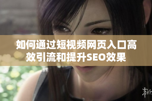 如何通过短视频网页入口高效引流和提升SEO效果