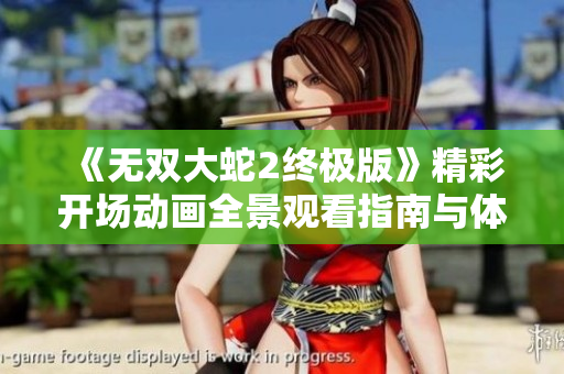 《无双大蛇2终极版》精彩开场动画全景观看指南与体验分享