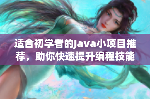 适合初学者的Java小项目推荐，助你快速提升编程技能