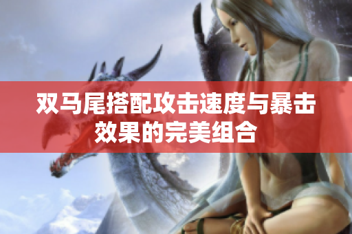 双马尾搭配攻击速度与暴击效果的完美组合
