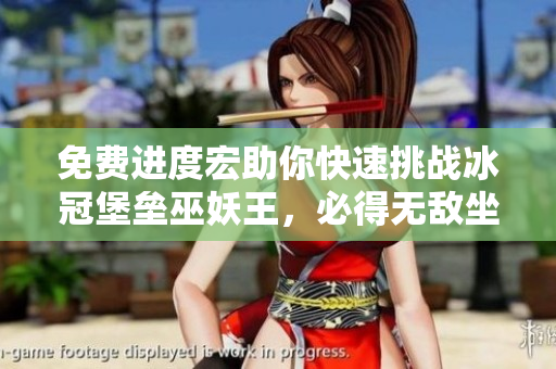 免费进度宏助你快速挑战冰冠堡垒巫妖王，必得无敌坐骑