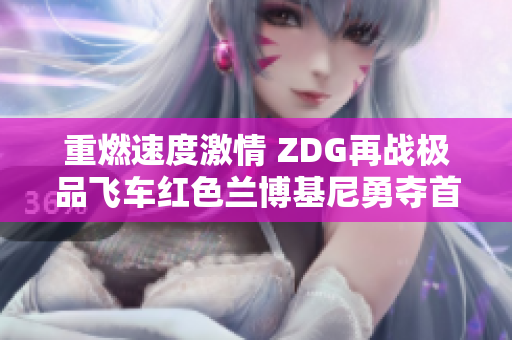 重燃速度激情 ZDG再战极品飞车红色兰博基尼勇夺首冠