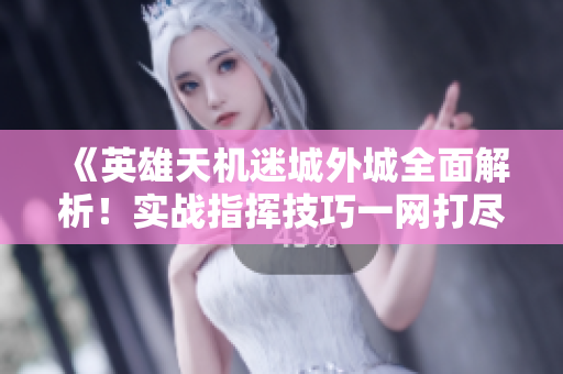 《英雄天机迷城外城全面解析！实战指挥技巧一网打尽》