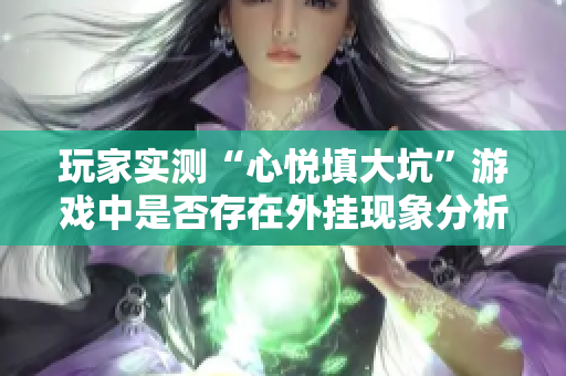 玩家实测“心悦填大坑”游戏中是否存在外挂现象分析
