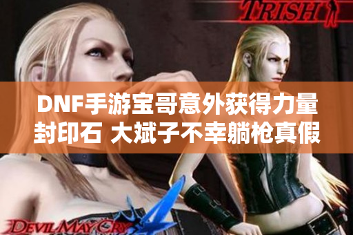 DNF手游宝哥意外获得力量封印石 大斌子不幸躺枪真假属性引关注