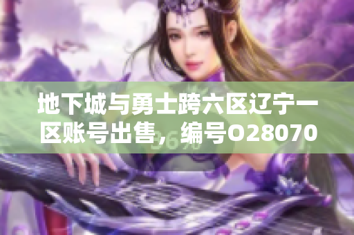 地下城与勇士跨六区辽宁一区账号出售，编号O280701，欢迎洽谈