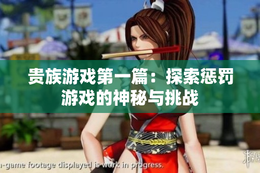 贵族游戏第一篇：探索惩罚游戏的神秘与挑战