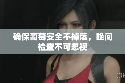 确保葡萄安全不掉落，晚间检查不可忽视