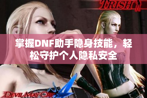 掌握DNF助手隐身技能，轻松守护个人隐私安全
