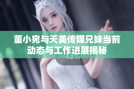 董小宛与天美传媒兄妹当前动态与工作进展揭秘