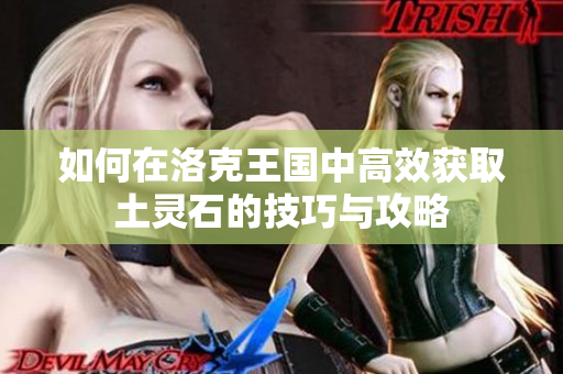 如何在洛克王国中高效获取土灵石的技巧与攻略