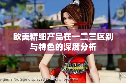 欧美精细产品在一二三区别与特色的深度分析