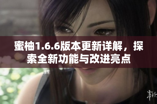 蜜柚1.6.6版本更新详解，探索全新功能与改进亮点