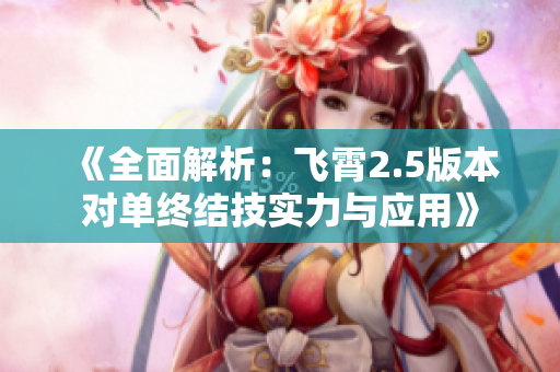 《全面解析：飞霄2.5版本对单终结技实力与应用》