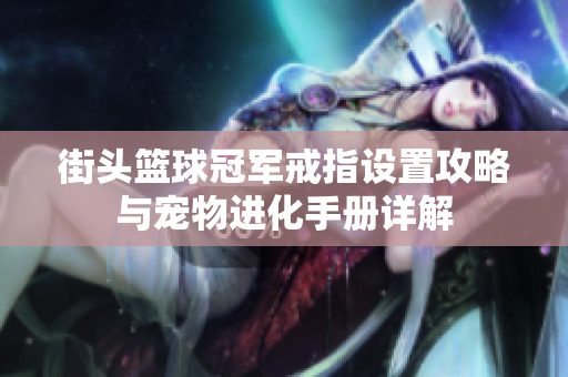 街头篮球冠军戒指设置攻略与宠物进化手册详解