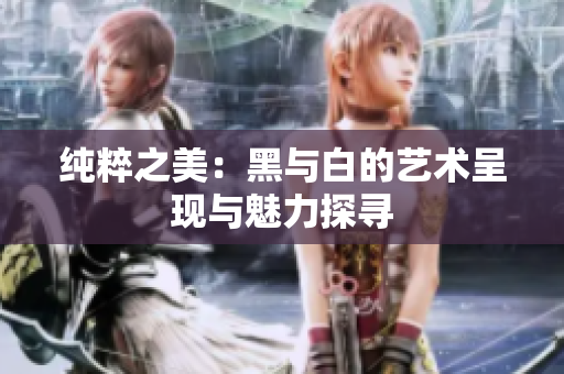 纯粹之美：黑与白的艺术呈现与魅力探寻