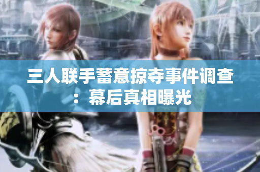 三人联手蓄意掠夺事件调查：幕后真相曝光
