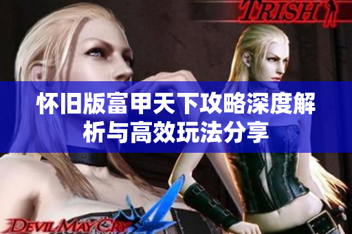 怀旧版富甲天下攻略深度解析与高效玩法分享