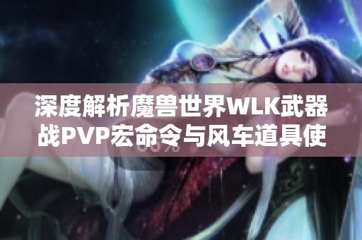 深度解析魔兽世界WLK武器战PVP宏命令与风车道具使用技巧