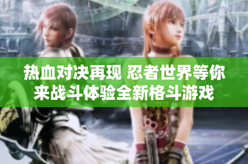 热血对决再现 忍者世界等你来战斗体验全新格斗游戏