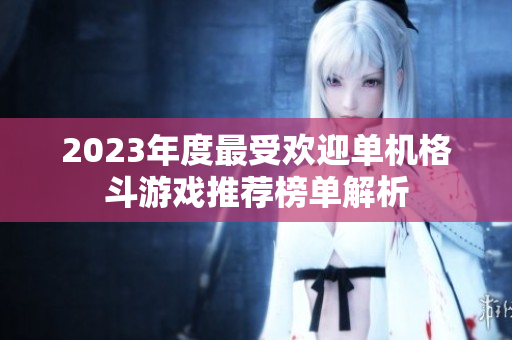2023年度最受欢迎单机格斗游戏推荐榜单解析