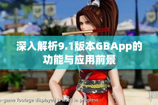 深入解析9.1版本GBApp的功能与应用前景
