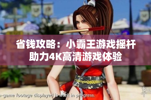 省钱攻略：小霸王游戏摇杆助力4K高清游戏体验