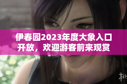 伊春园2023年度大象入口开放，欢迎游客前来观赏