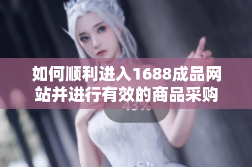 如何顺利进入1688成品网站并进行有效的商品采购