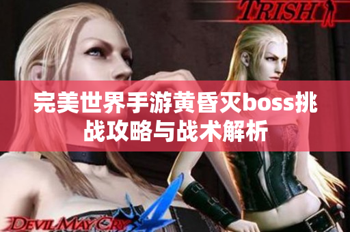 完美世界手游黄昏灭boss挑战攻略与战术解析