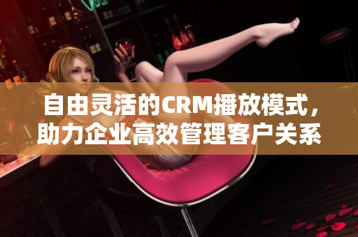 自由灵活的CRM播放模式，助力企业高效管理客户关系