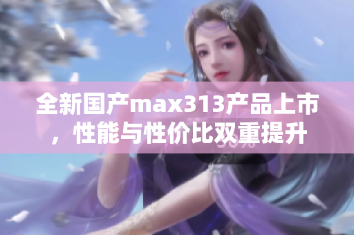全新国产max313产品上市，性能与性价比双重提升
