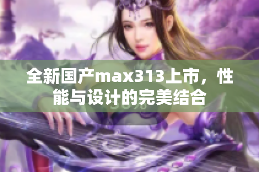 全新国产max313上市，性能与设计的完美结合