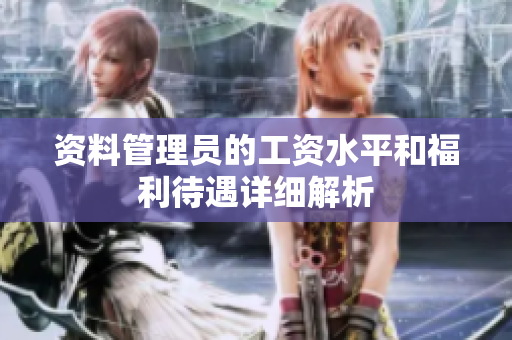 资料管理员的工资水平和福利待遇详细解析
