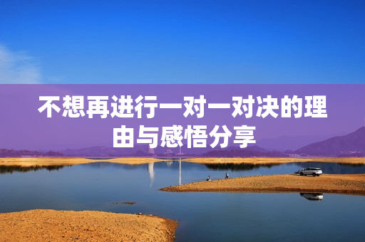 不想再进行一对一对决的理由与感悟分享