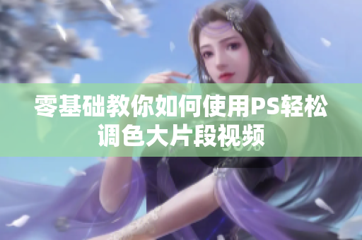 零基础教你如何使用PS轻松调色大片段视频