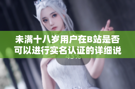 未满十八岁用户在B站是否可以进行实名认证的详细说明