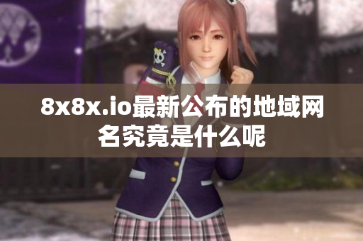 8x8x.io最新公布的地域网名究竟是什么呢