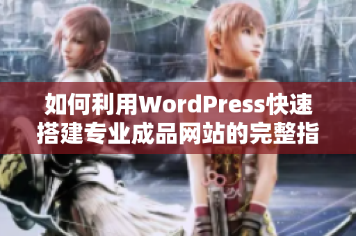 如何利用WordPress快速搭建专业成品网站的完整指南