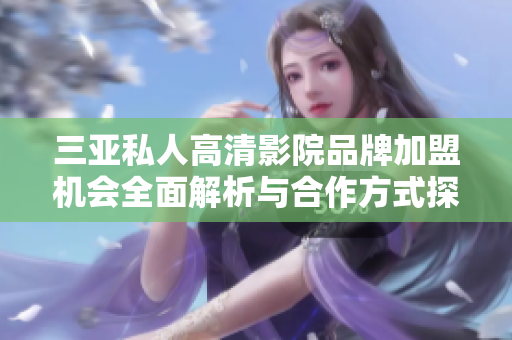 三亚私人高清影院品牌加盟机会全面解析与合作方式探索