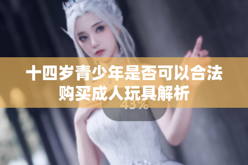 十四岁青少年是否可以合法购买成人玩具解析