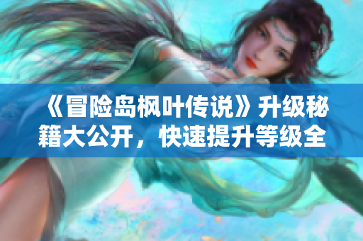 《冒险岛枫叶传说》升级秘籍大公开，快速提升等级全攻略！