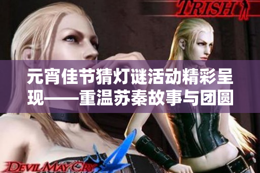元宵佳节猜灯谜活动精彩呈现——重温苏秦故事与团圆的美好