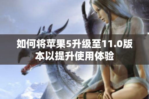 如何将苹果5升级至11.0版本以提升使用体验