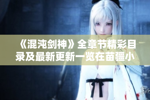 《混沌剑神》全章节精彩目录及最新更新一览在苗疆小说网