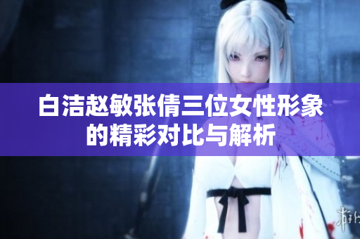 白洁赵敏张倩三位女性形象的精彩对比与解析
