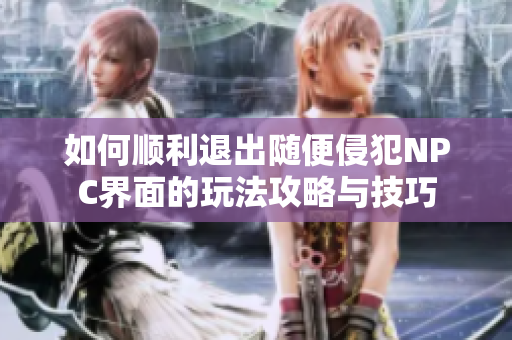 如何顺利退出随便侵犯NPC界面的玩法攻略与技巧