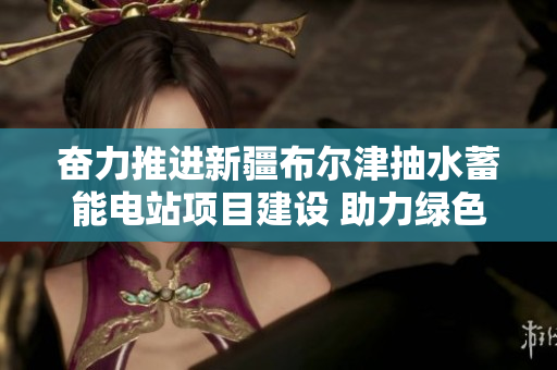 奋力推进新疆布尔津抽水蓄能电站项目建设 助力绿色发展迈向新高度