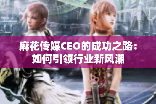 麻花传媒CEO的成功之路：如何引领行业新风潮
