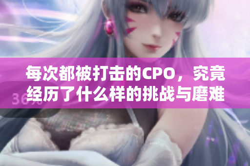 每次都被打击的CPO，究竟经历了什么样的挑战与磨难
